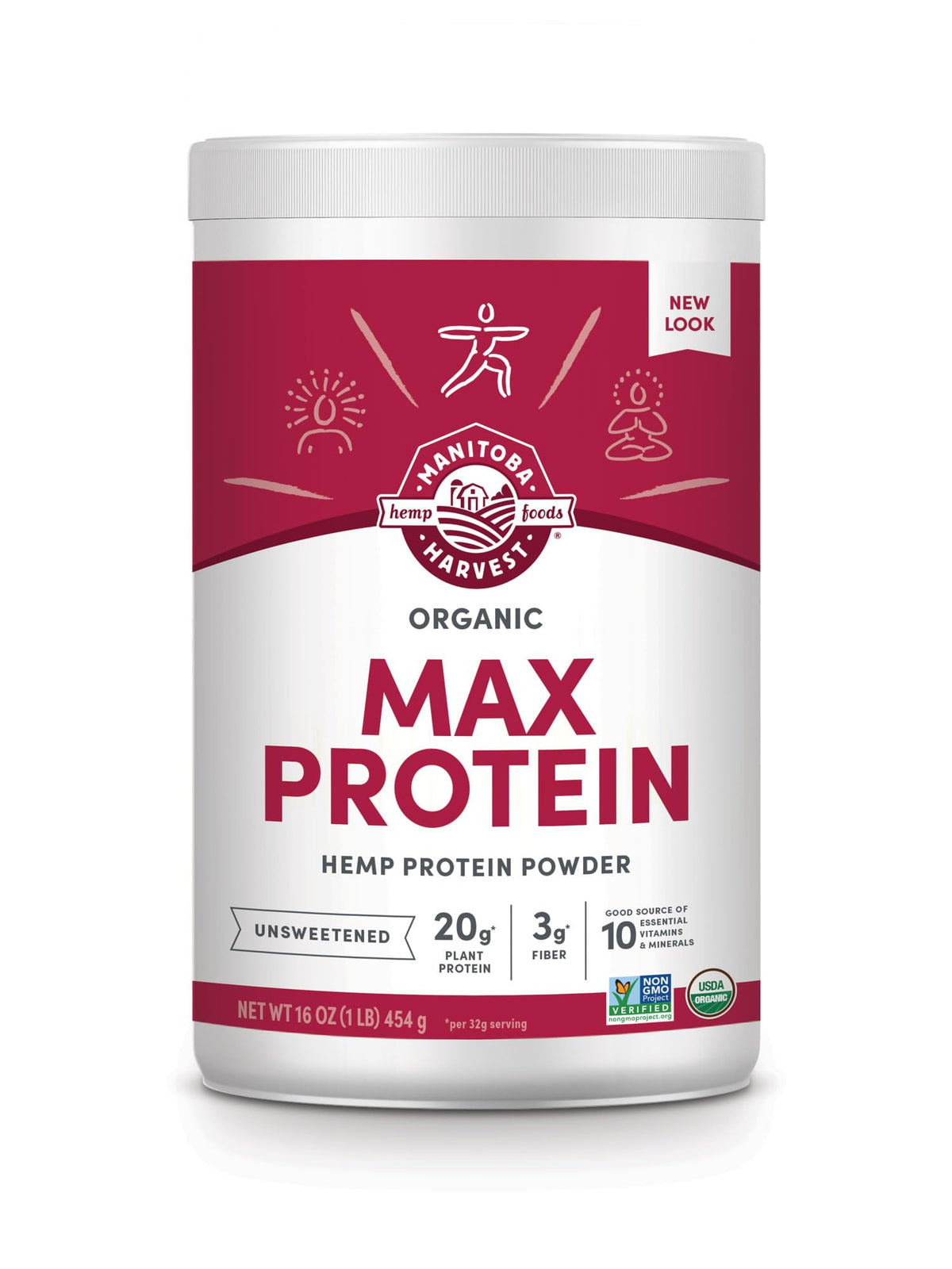 Manitoba Harvest Hemp Yeah polvo-proteina-organica para batidos con alto aporte proteico