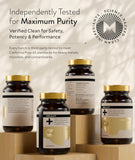 Etiqueta frontal de M Manna Shilajit muestra pureza y potencia.
