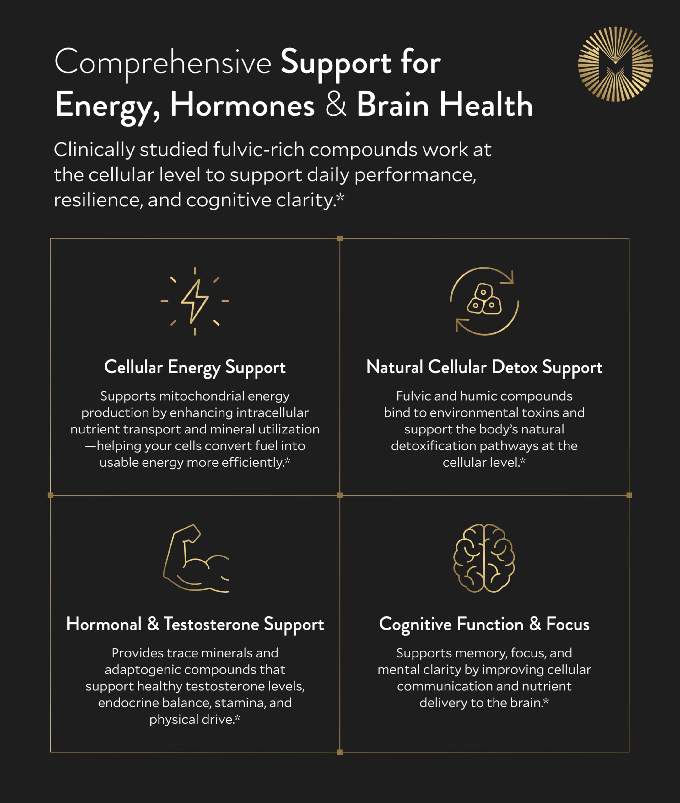 Manos sosteniendo cápsulas de M Manna Shilajit para rutina diaria.