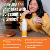 Dosis diaria de liposomal multivitamin para apoyo vital