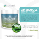 Mannatech Ambrotose Complex dosis diaria para movilidad y defensa inmunológica.
