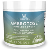Mannatech Ambrotose Complex frasco: presentación del suplemento para defensa y bienestar.