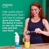 Manna Vitamins Evolved textura sedosa del colágeno liposomal