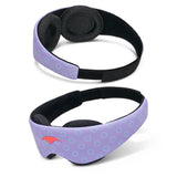 Manta Sleep antifaz infantil periwinkle frontal, oscurece por completo para dormir mejor