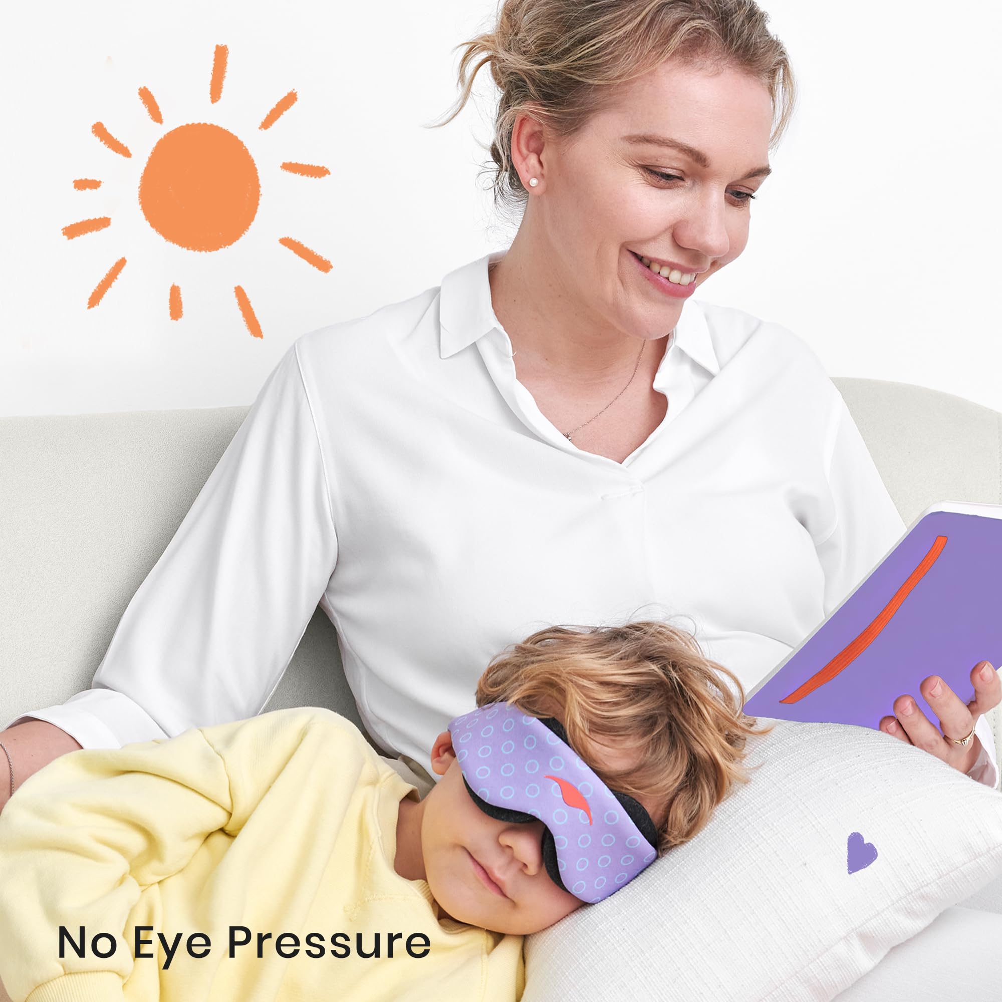 Manta Sleep antifaz infantil periwinkle lavable a máquina para fácil cuidado