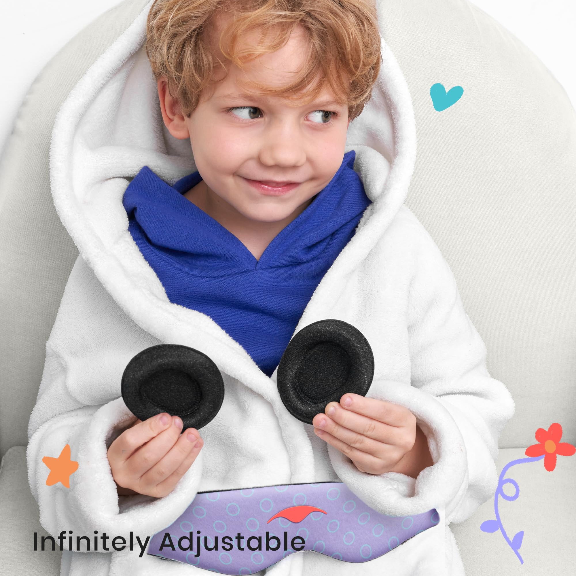 Manta Sleep antifaz infantil periwinkle tapas ojos sin presión