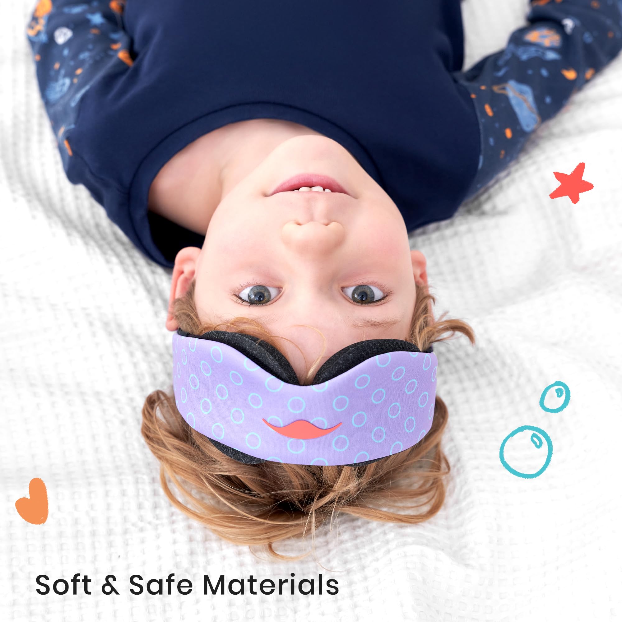 Manta Sleep antifaz infantil periwinkle tejido suave y cómodo