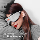Tapas oculares ergonómicas de Manta Sleep sin presión en pestañas