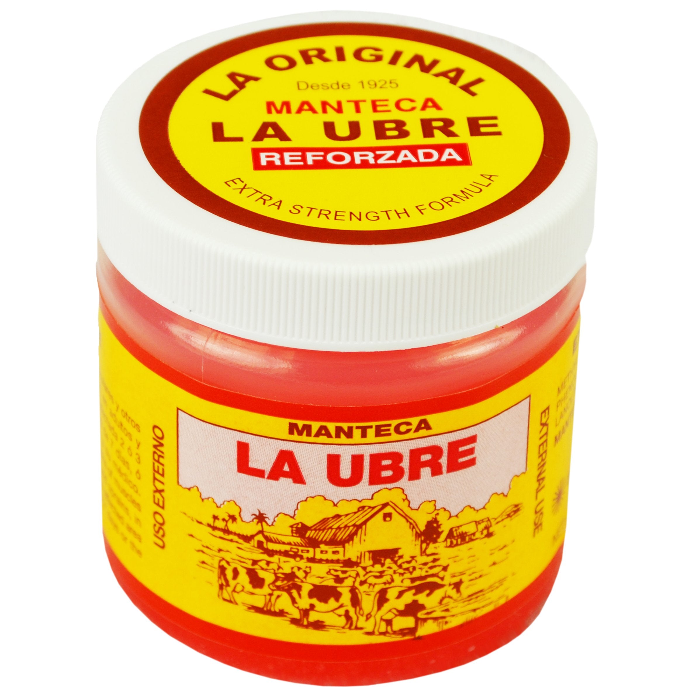 Aplicación de la ubre roja original para alivio temporal del dolor muscular