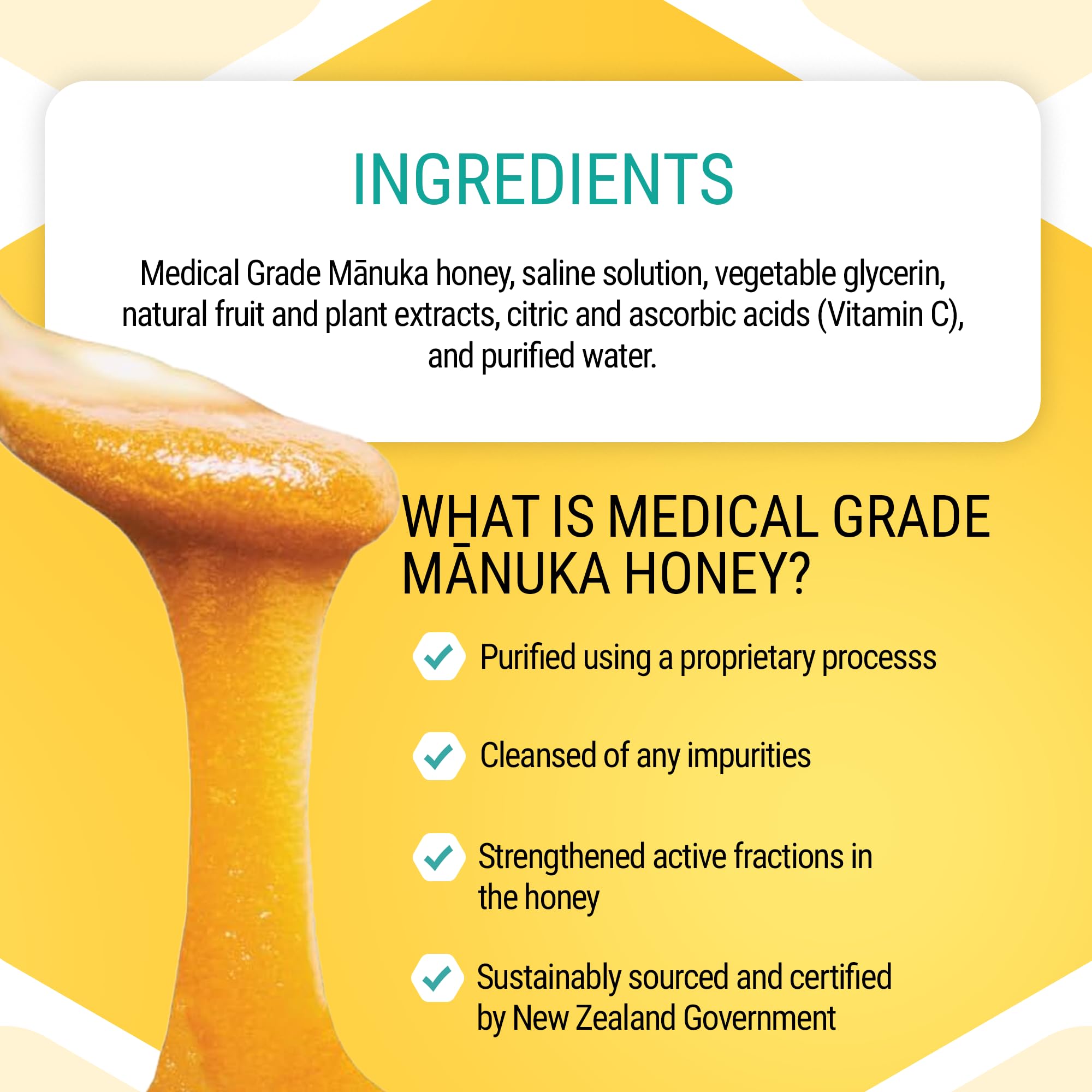Propiedades antibacterianas naturales de la miel en ManukaGuard Deep Allercleanse