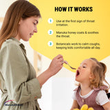 ManukaGuard Sirope para Niños, vinagre de manzana, base natural para la mezcla.