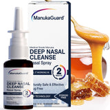 Spray nasal ManukaGuard en botella para limpieza e hidratación diaria