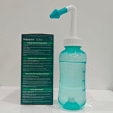 MAOEVER Neti Pot: flujo gravitacional facilita el riego nasal sin esfuerzo.