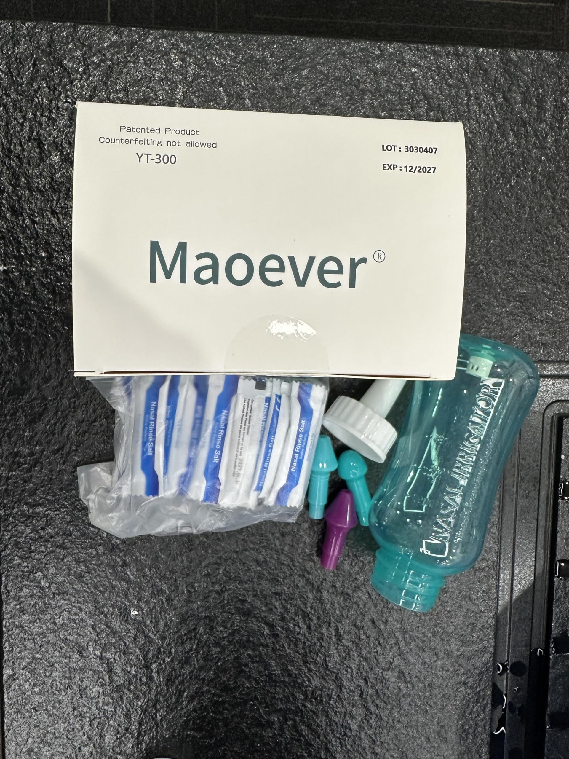 MAOEVER Neti Pot: instrucciones claras para uso seguro en casa.