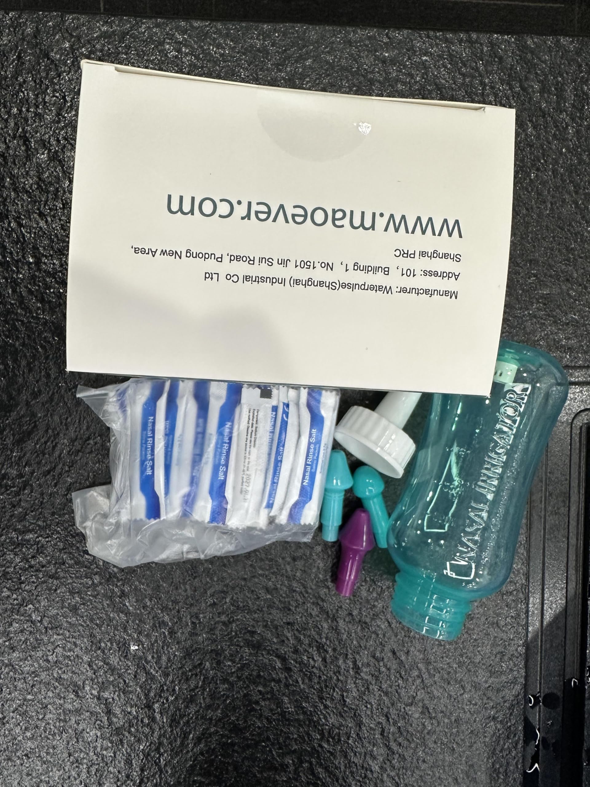 MAOEVER Neti Pot: kit de limpieza nasal completo en un solo paquete.
