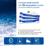 MAOEVER Neti Pot salina premedida para enjuague isotónico
