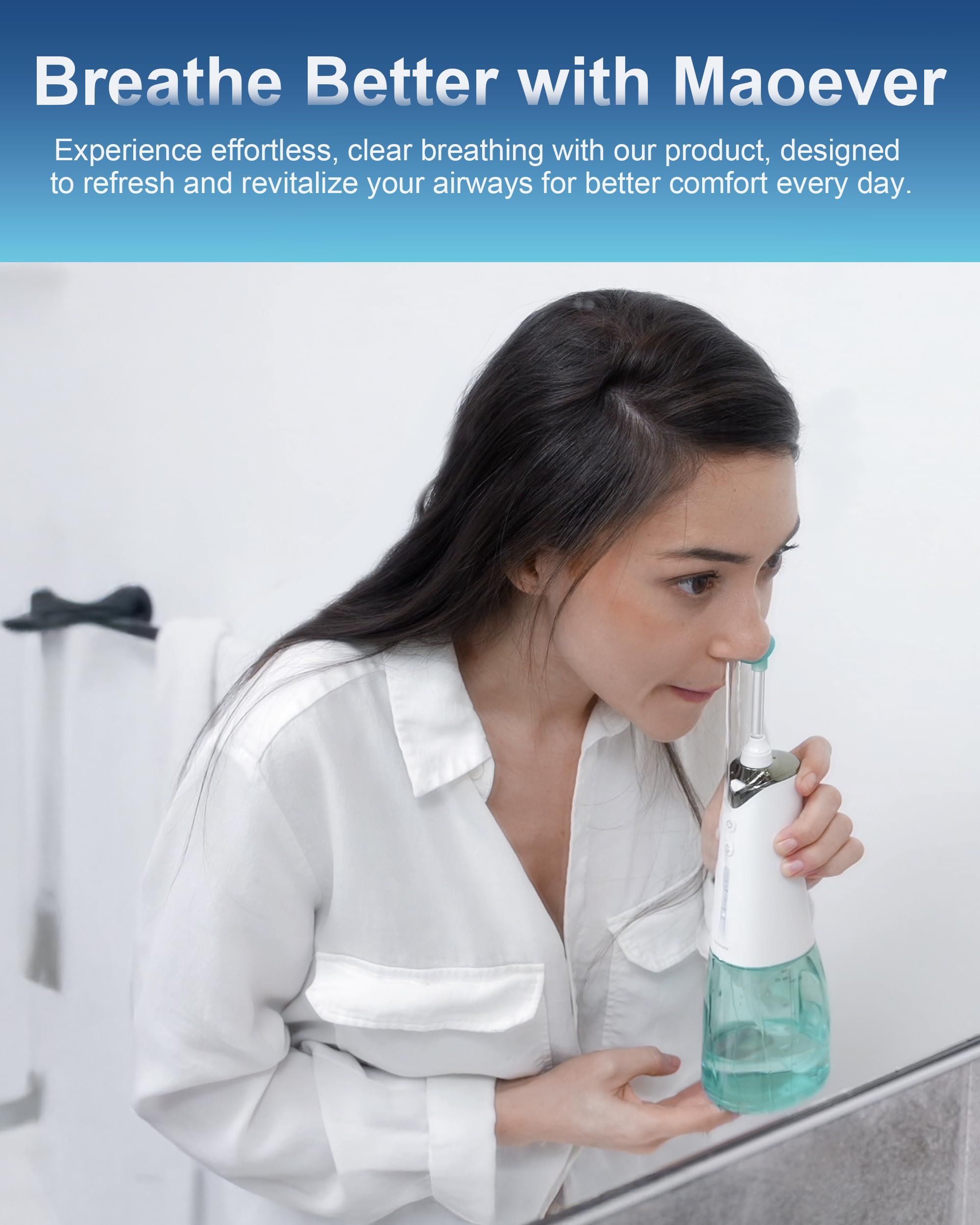 MAOEVER resistente al agua IPX7, ideal para ducha.