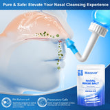 MAOEVER agua tibia a temperatura corporal para lavado nasal seguro