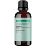 Maple Holistics Aceite de Romero puro para difusión aromática en espacios
