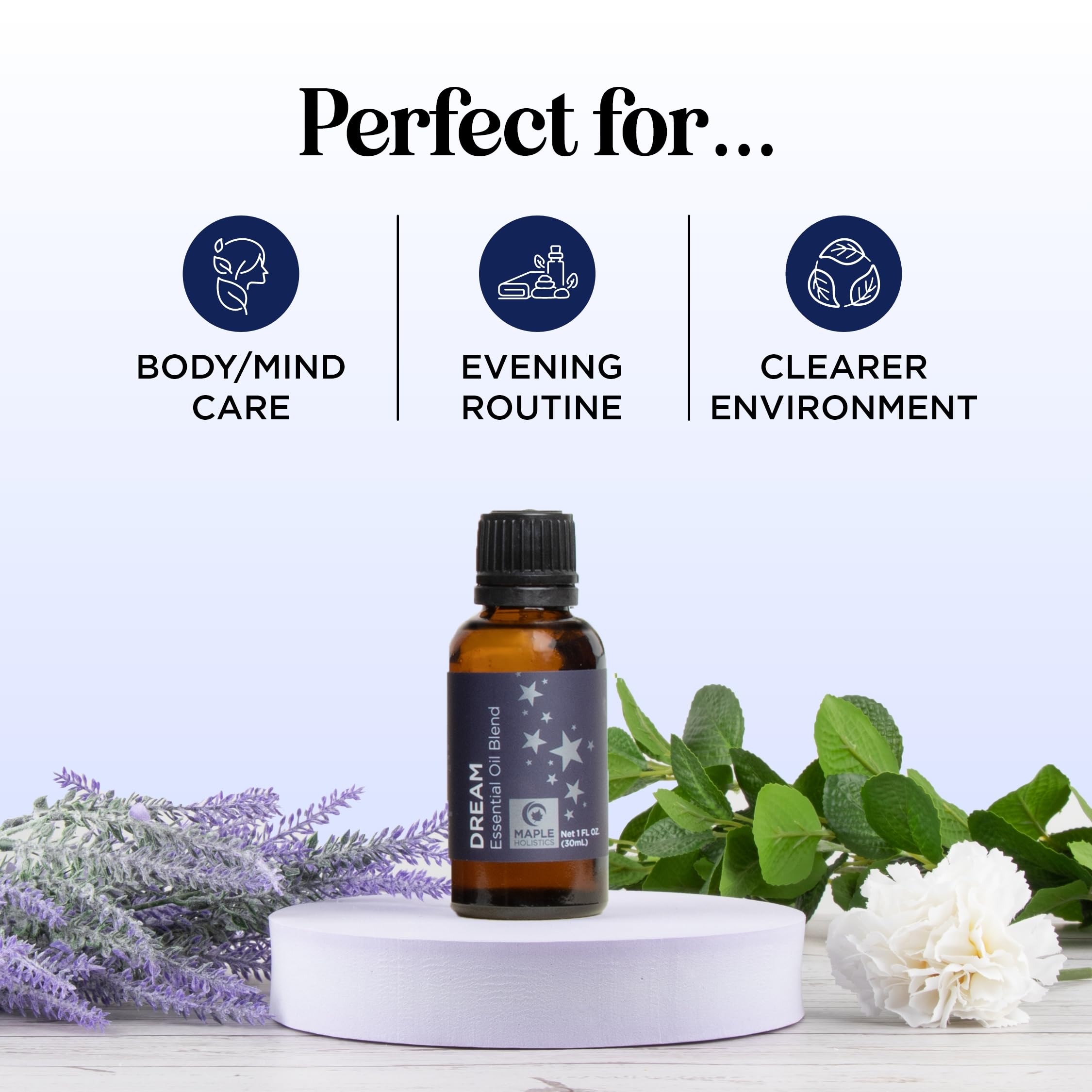 Maple Holistics difusor relajante para dormitorio y descanso