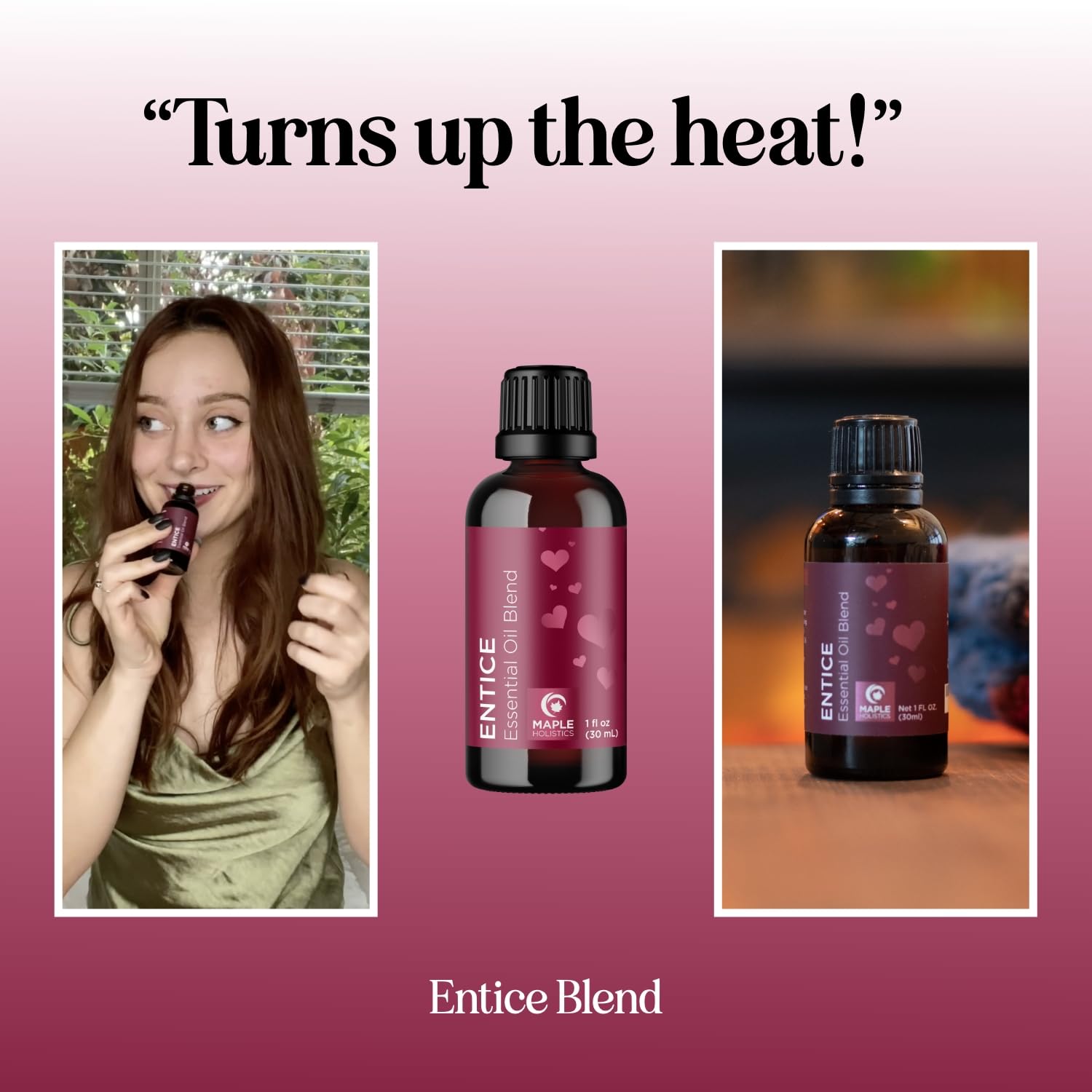 Maple Holistics Entice, difusor salvia sclarea, nota suave y envolvente.