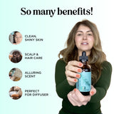 Romero Esencial de Maple Holistics para cabello sano y cuero cabelludo revitalizado.