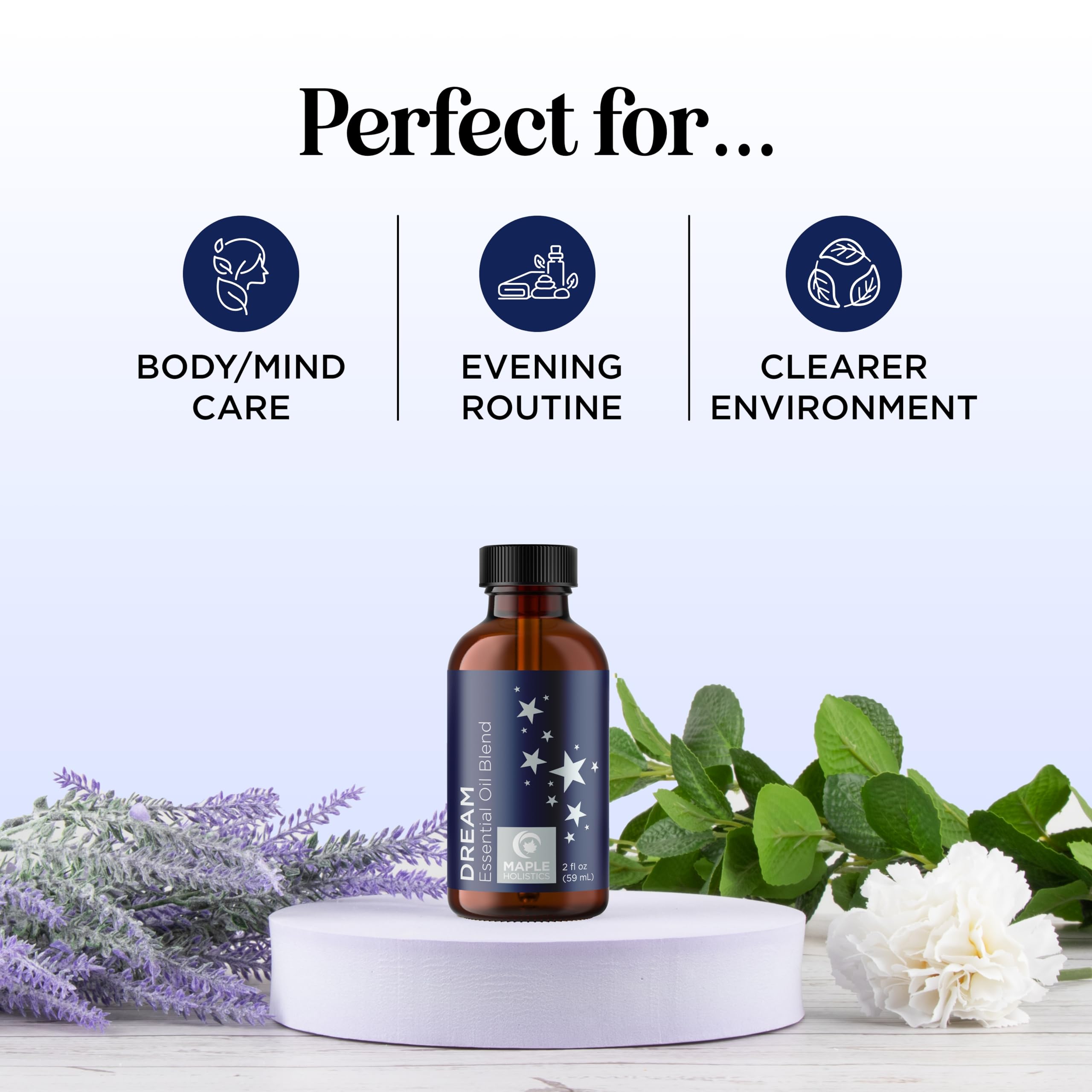 Difusor Lavanda de Maple Holistics Sueno para noche tranquila