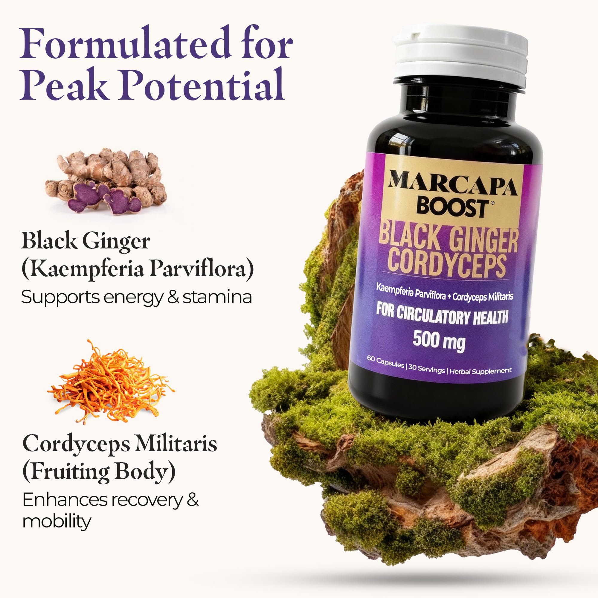 Marcapa Boost: absorción 3-5 veces para mayor rendimiento y recuperación.