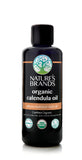 Marcas Naturaleza aceite de caléndula portador en botella de vidrio, ideal para piel suave