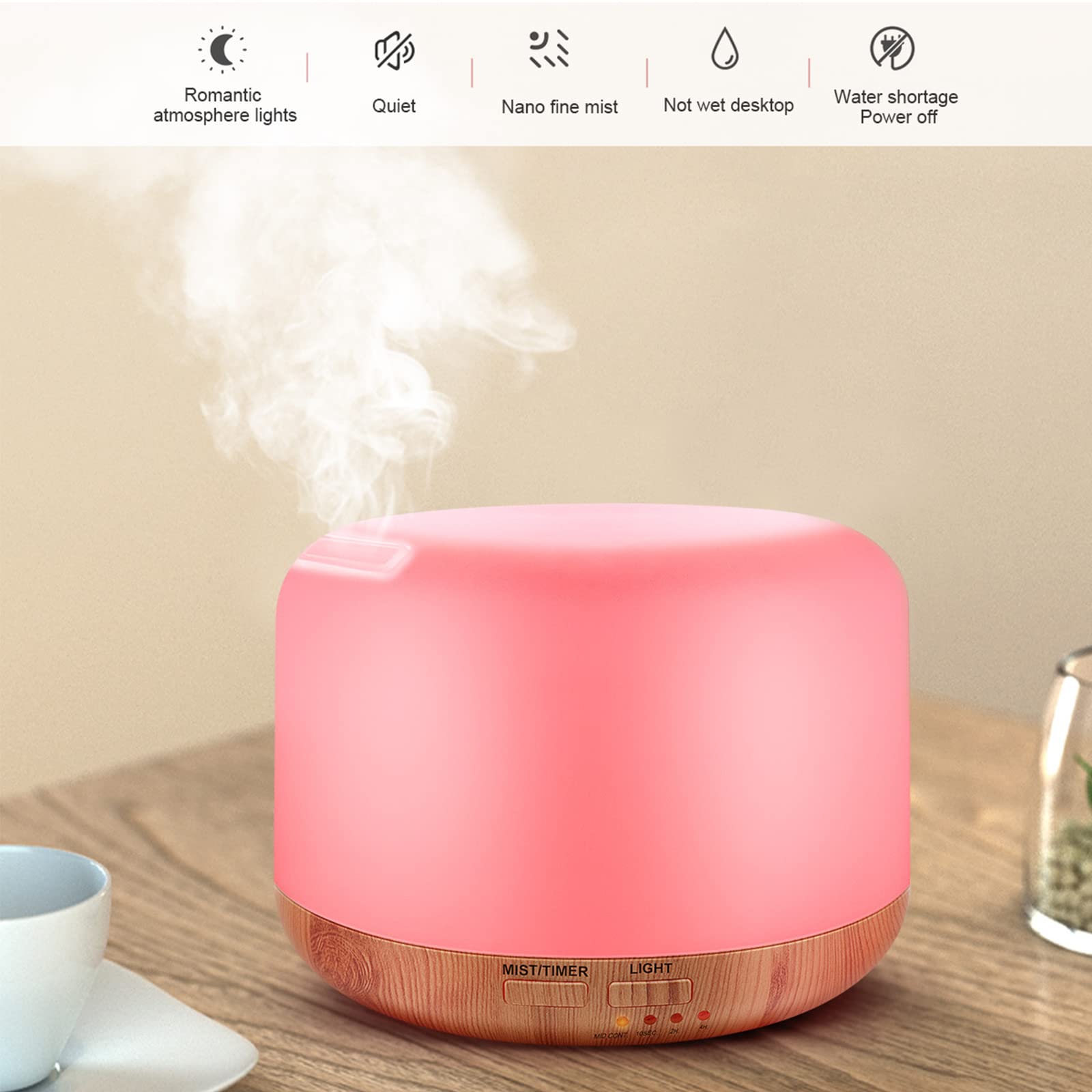 Marchred difusor niebla fría ideal para dormitorio, yoga o spa