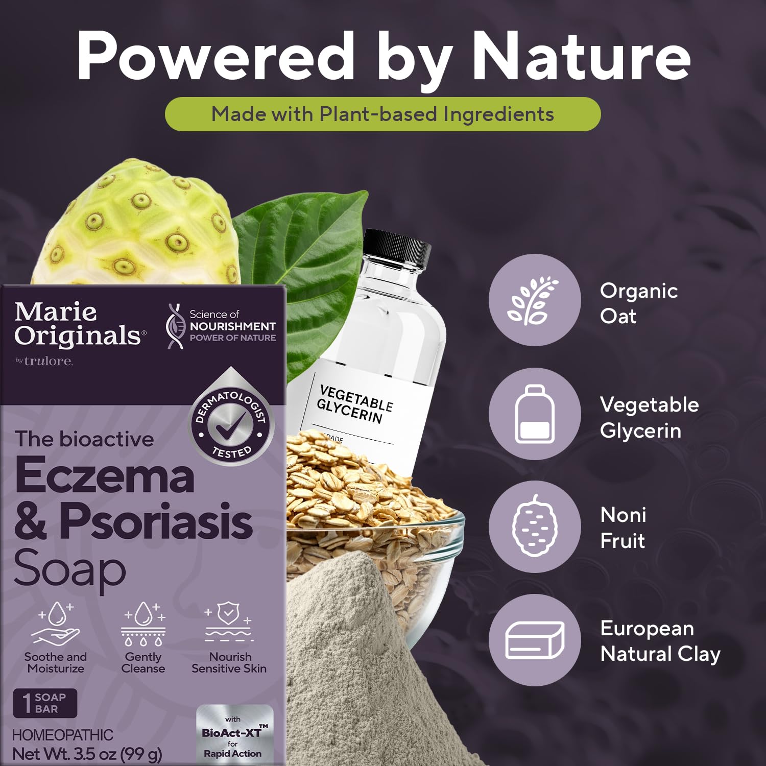Marie Originals barra jabón detoxificante natural para rutina diaria