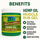 MARIGUANOL gel muscular, aplicacion rapida, efecto refrescante de mentol.