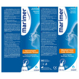 Marimer spray nasal con agua de mar filtrada para limpieza nasal suave y natural.