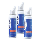Marimer spray nasal con concentración hipertonica 2,2% para aliviar congestión nasal de forma natural.