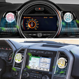 Maromalife difusor con clip para árbol hojas para coche, aroma suave.