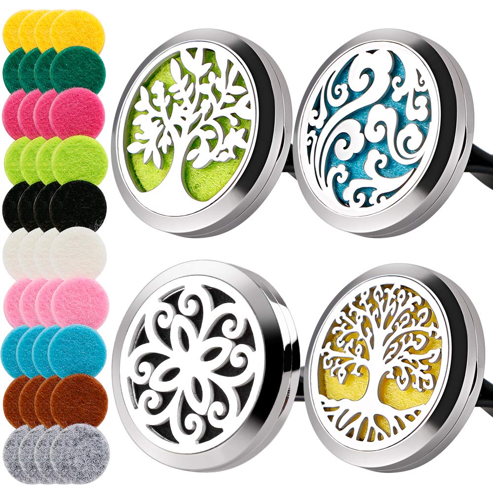 Maromalife difusor con clip para árbol raíz para automóvil, aroma duradero.