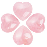 Marrywindix: corazón rosa 30 mm pulido, ideal para relajación en la palma.