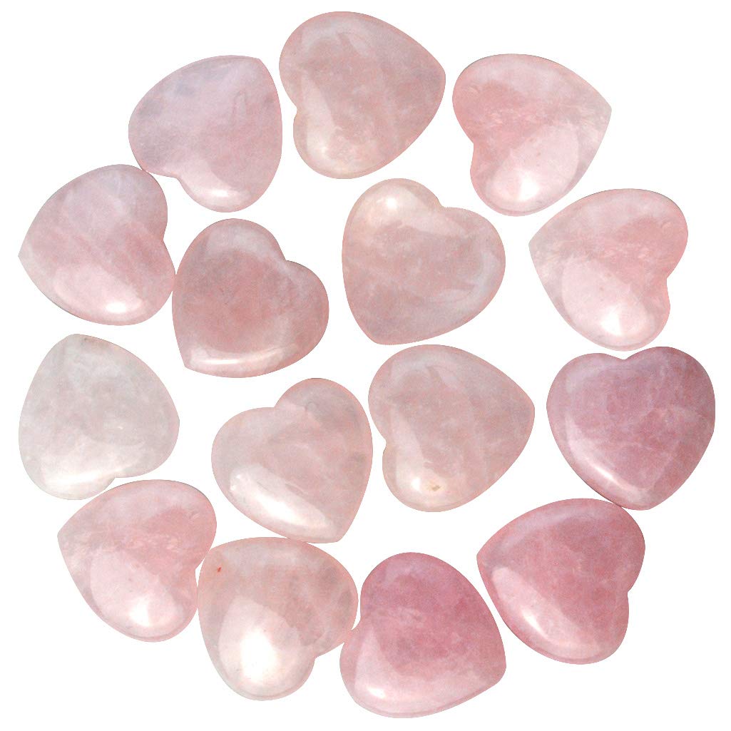 Marrywindix piedra corazon rosa tallada para meditacion diaria