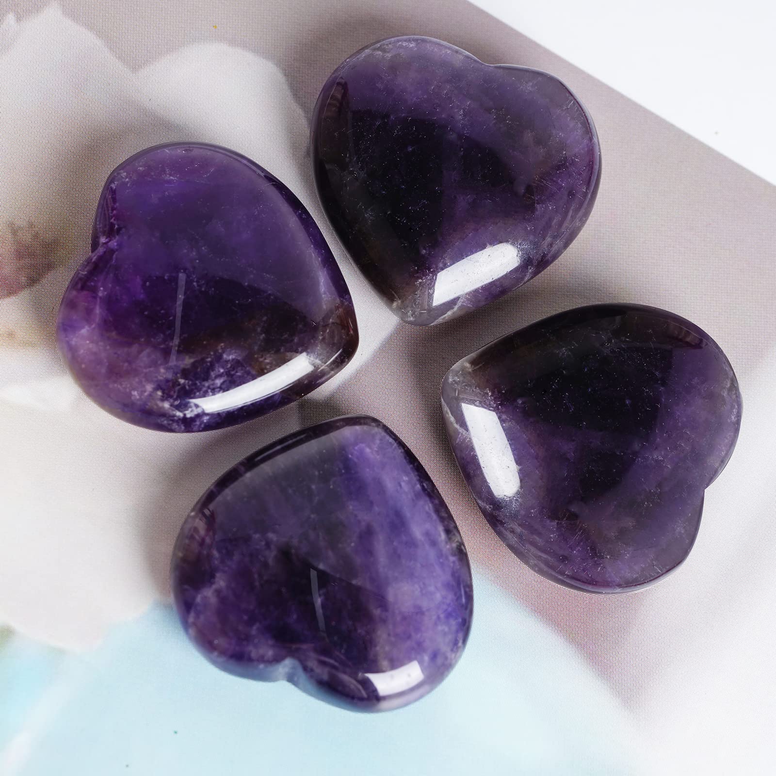 Marrywindix: piedra palma amatista para grillas y decoración del hogar.