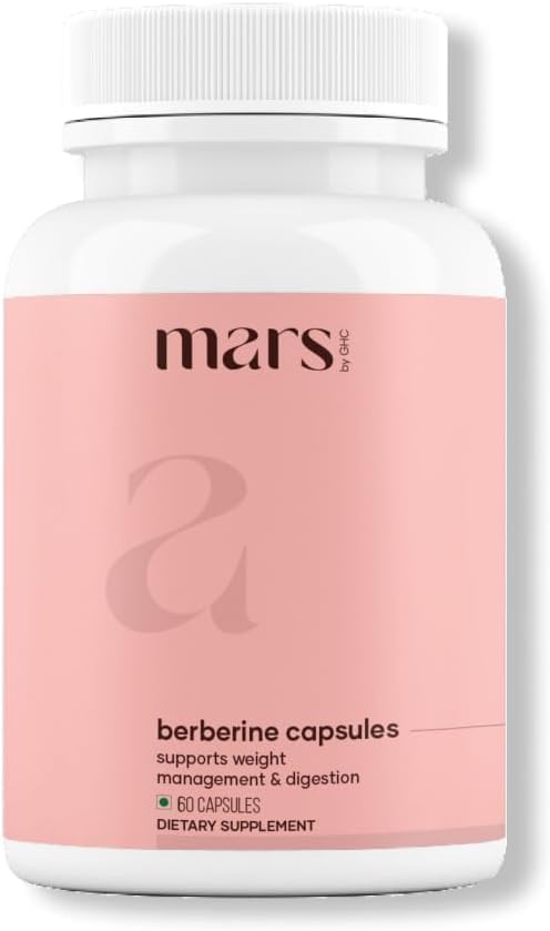 Mars de GHC: cápsulas de berberina del Himalaya para apoyo digestivo diario.