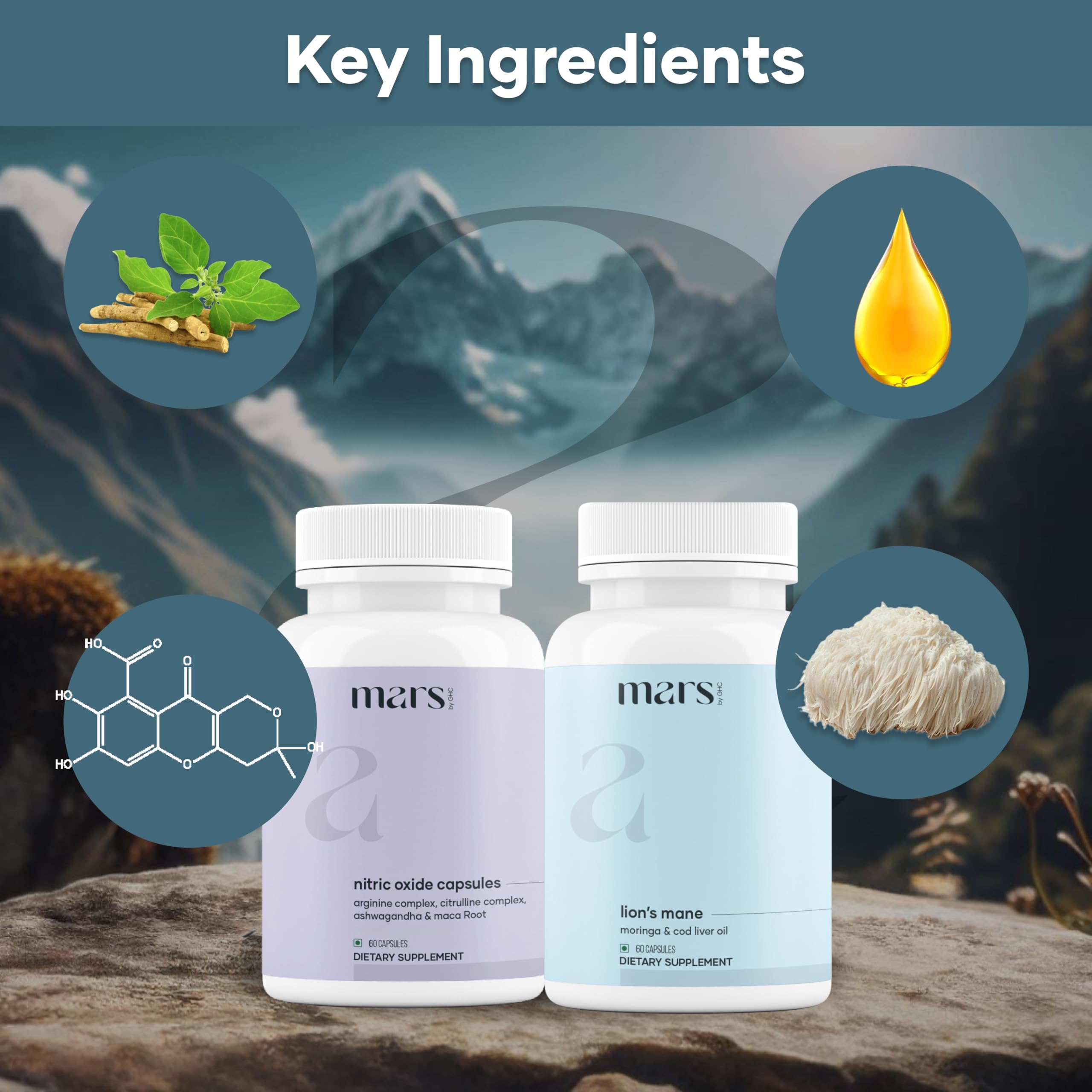 Mars Vitality Max Combo, diseño práctico para hábitos saludables.
