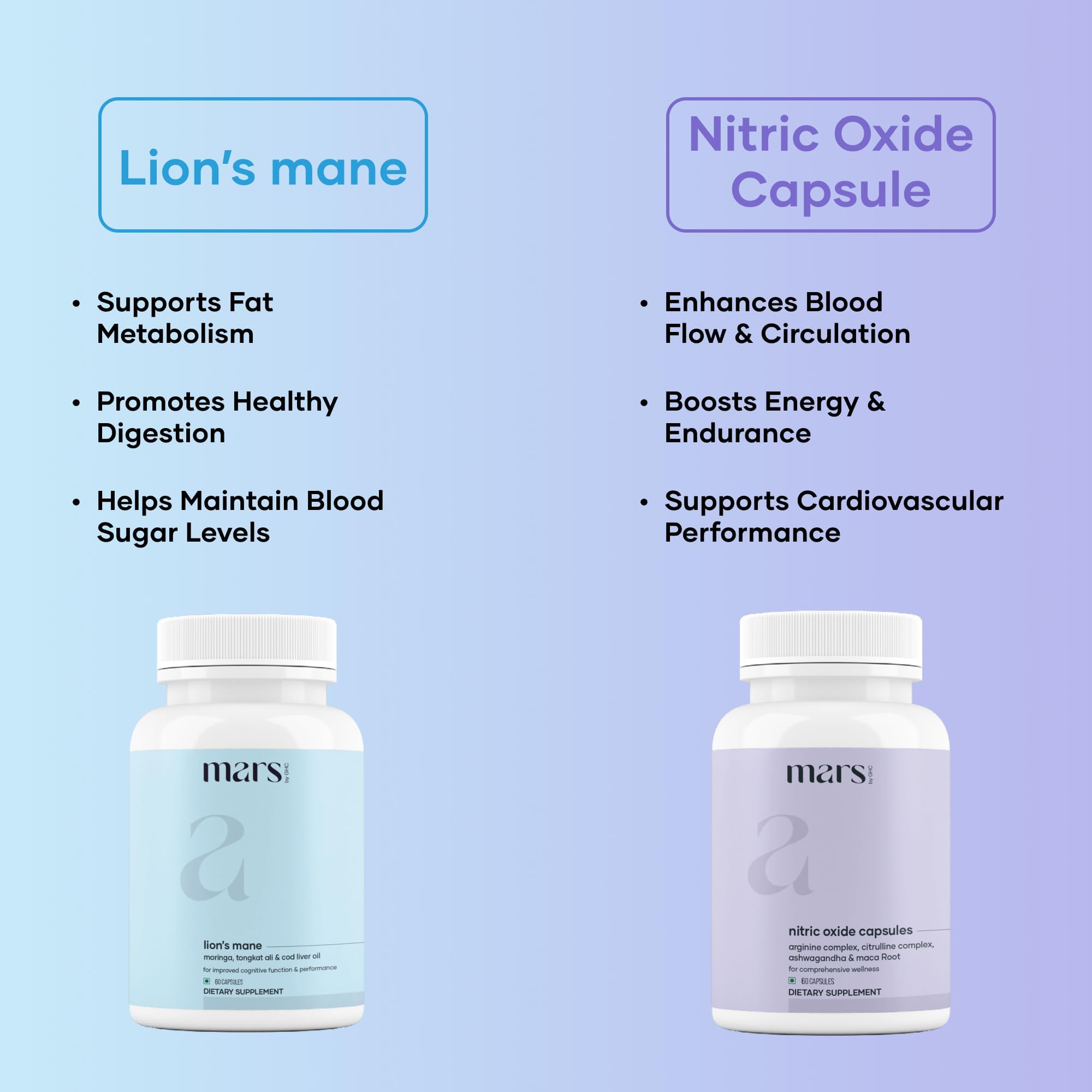 Mars Vitality Max Combo, empaque compacto y fácil de llevar.