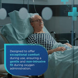 Mars Wellness cannula oxígeno 7 pies diseño para adultos: fácil de manejar
