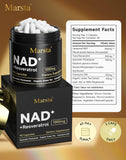 MARSTA Resveratrol y Quercetina - ingredientes clave, apoyo antioxidante para la piel y energía.