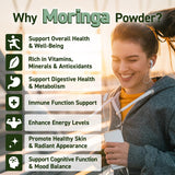 Cucharita medidora de polvo de moringa Marunga para porciones diarias
