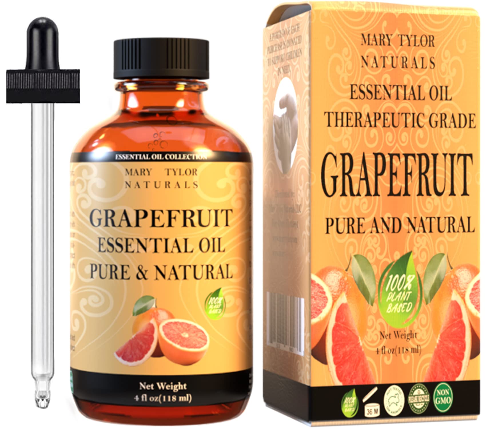 Mary Tylor Naturals Aceite Esencial Pomelo 100% puro para difusor