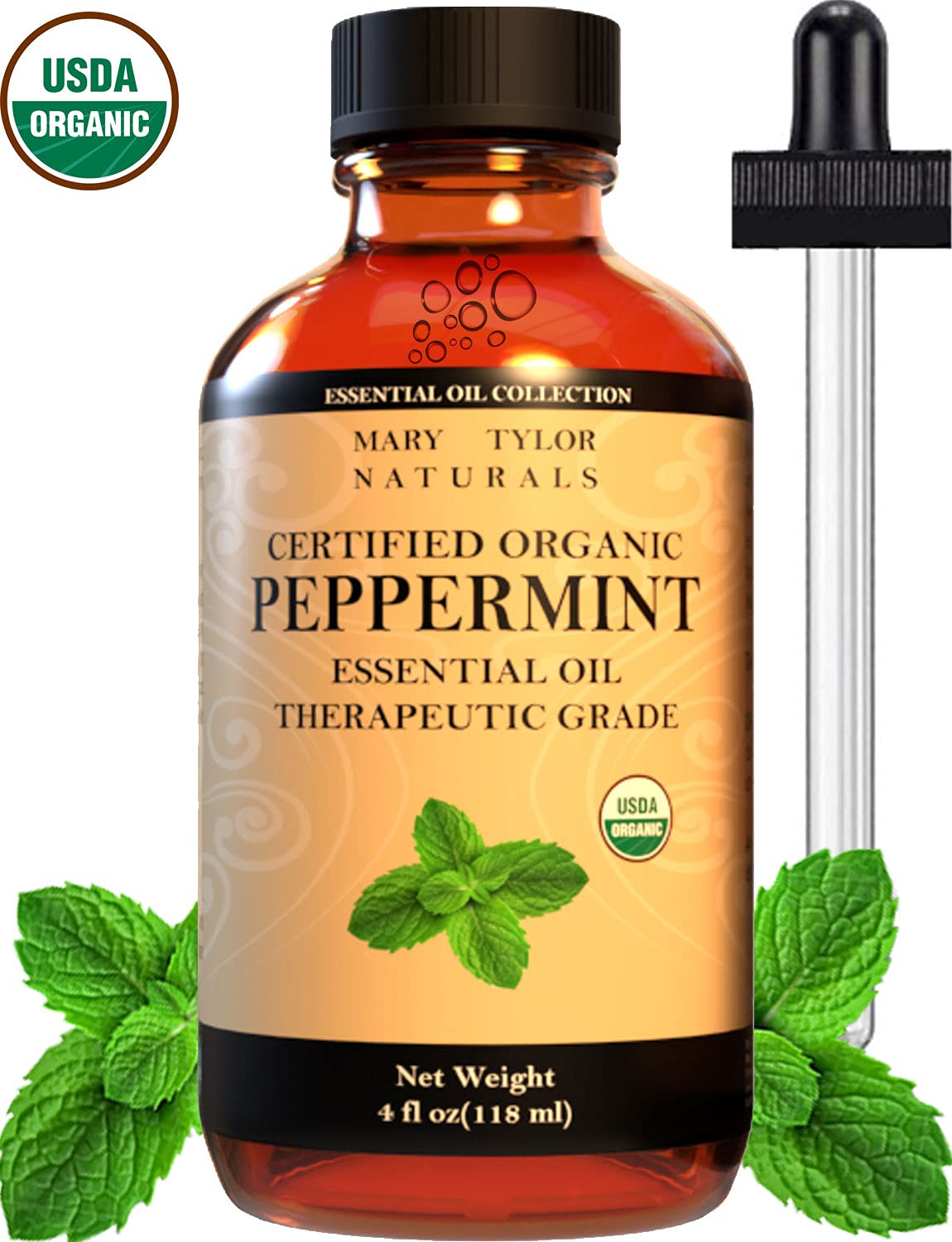 Proceso de destilación al vapor de menta orgánica por Mary Tylor Naturals.