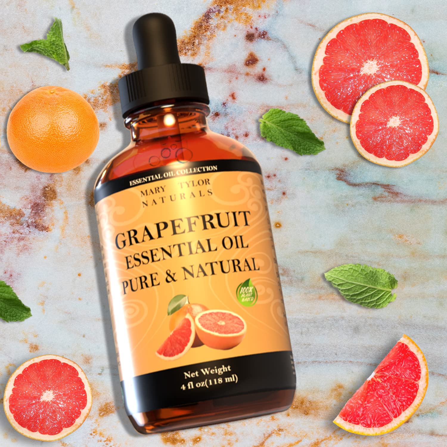 Mary Tylor Naturals Frasco vidrio ámbar con gotero para uso preciso