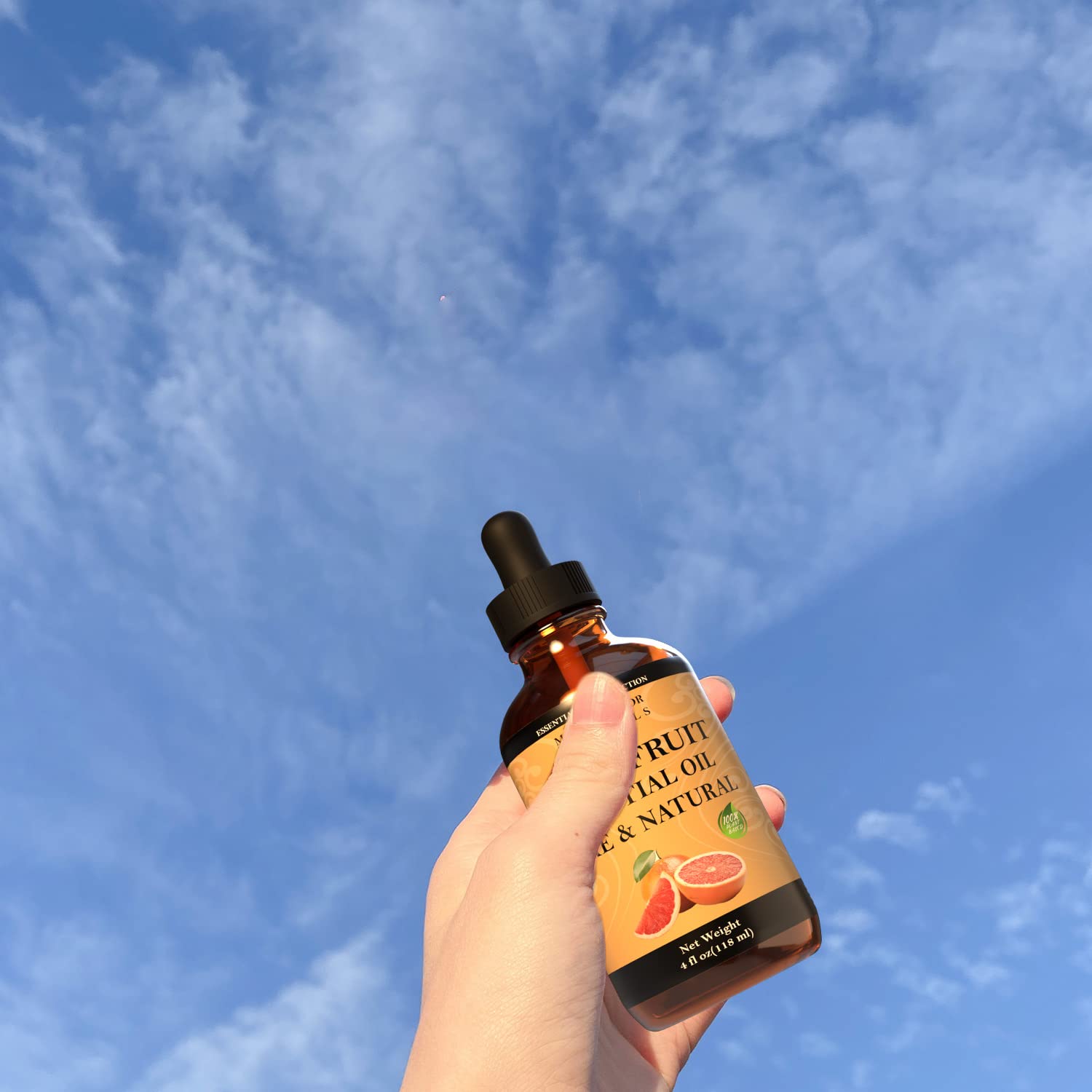 Mary Tylor Naturals Envase ámbar de 118 ml para conservar aroma