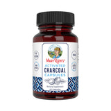 MaryRuth's carbón activado en botella, cápsulas veganas para uso ocasional y cómodo.